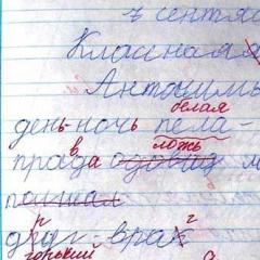 Colocación del acento en el texto en ruso.